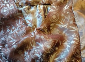 Silk blouse - front stitching